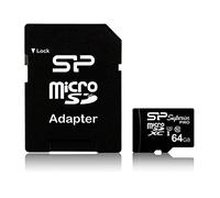 Silicon Power 64GB MicroSDXC memoria flash Clase 10 UHS-I - Tarjeta de memoria (64 GB, MicroSDXC, Clase 10, UHS-I)