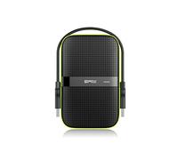 Silicon Power Armor A60- Disco duro externo 2.5" USB 3.0 de 1 TB (grado militar USA MIL-STD-810G, resistente a golpes y agua IPX4), color negro