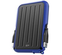 Silicon Power Armor A66 - Disco duro externo resistente de 1 TB, grado militar, resistente al agua, USB 3.0, disco duro portátil USB 3.0 para PC, Mac, computadora portátil, color azul