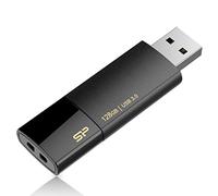Silicon Power Blaze B05 - Memoria USB retráctil de 128 GB (USB 3.0), color negro