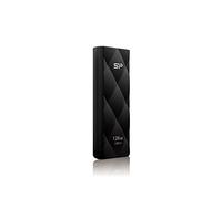 Silicon Power Blaze B20 - Memoria USB 3.0 de 128 GB, Lectura/Escritura 55/20 MB/s, Color Negro
