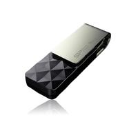 Silicon Power Blaze B30/16GB - Memoria USB 3.0, R/W hasta 90/40 MB/s, Color Negro
