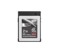 Silicon Power CreatePro CR40B CFexpress 4.0 Tipo B Tarjeta de memoria Next-Gen PCIe Gen4x2 de alta velocidad para cámaras de cine y vídeo 8K RAW profesionales (SU002TBCFEB41V10CP)