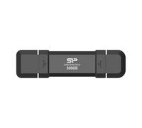 Silicon Power CreatePro CR72X - Unidad de estado sólido externo portátil de 500 GB con puertos tipo C y tipo A, unidad externa de estado sólido de alta velocidad para creadores (SP500GBUC3R72V1K)