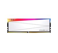 Silicon Power DDR5 16GB Cyclone RGB 6000MT/s (PC5-48000) 288-pin CL36 1.35V UDIMM Módulo de memoria RAM de escritorio RAM SP016GXLWU60FFSM blanco