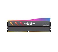 Silicon Power DDR5 16GB Storm RGB 6000MT/s (PC5-48000) 288-pin CL36 1.35V UDIMM Módulo de memoria RAM de escritorio RAM SP016GXLWU60FFSK Gris