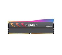 Silicon Power DDR5 16GB Storm RGB 6000MT/s (PC5-48000) 288-pin CL36 1.35V UDIMM Módulo de memoria RAM de escritorio RAM SP016GXLWU60CFSK Gris