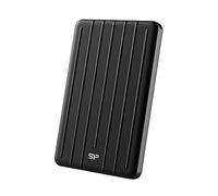 Silicon Power - Disco Duro Externo (512 GB, SSD, B75 Pro, USB 3.1 Gen 2, con Cable USB-C a USB-C/USB-A), Color Negro