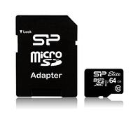 Silicon Power Ellite memoria flash 64 GB MicroSDXC Clase 10 UHS-I - Tarjeta de memoria (64 GB, MicroSDXC, Clase 10, UHS-I, 85 MB/s, Negro)