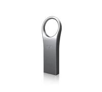 Silicon Power Firma F80/32GB - Memoria USB 2.0, Color Gris Aluminio