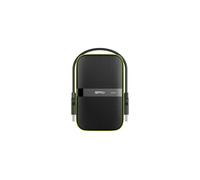 Silicon Power Armor A60 - Disco duro externo 2.5" USB 3.0 de 2 TB (grado militar USA MIL-STD-810G, resistente a golpes y agua IPX4), color negro