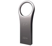 Silicon Power Jewel J80 - Memoria USB 3.0 de 32 GB, Llave, Color Titanio