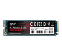 Silicon Power P34A80 SSD 512GB M.2 NVMe PCIe Gen 3x4 3D NAND