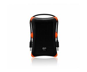 Silicon Power Rugged Armor A30 - Disco duro externo portátil de 1 TB (2.5", USB 3.0, SATA III), color negro