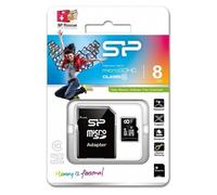 Tarjeta de memoria Silicon Power SP008GBSTH010V10SP 8 GB MicroSDHC Clase 10 negra