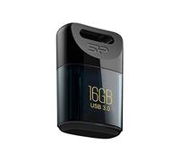 Silicon Power SP016GBUF3J06V1D - Memoria USB 3.0 de 16 GB, Color Negro