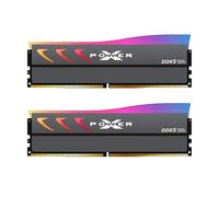 Silicon Power Storm DDR5 64GB (2x32GB) RGB 6400MT/s (PC5-51200) 288-pin CL32 1.4V UDIMM Memoria RAM de escritorio con disipador de calor gris SP064GXLWU64AFDK