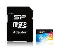 Silicon Power Superior - Tarjeta de Memoria Flash con Adaptador SD, 32 GB, Micro SDHC UHS-1 Class 10, R/W 90/45MB