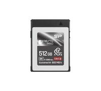 Silicon Power - Tarjeta de memoria de 512 GB CreatePro CR40B CFexpress 4.0 tipo B, tarjeta de memoria Next-Gen PCIe Gen4x2 de alta velocidad para cámaras de cine y vídeo 8K RAW profesionales
