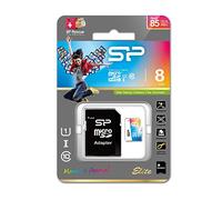 Silicon Power Tarjeta de Memoria microSDHC de 8 GB MicroSDHC UHS-I Clase 10 (MicroSDHC, UHS-I, Clase 10, 0-70 °C, -40-85 °C)
