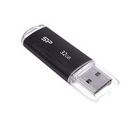 Silicon Power Ultima U02 Memoria USB 2.0 32 GB, Tamaño Compacto, Color Negro