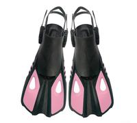 Silicona ajustable para aletas de esnórquel para natación, diseño cómodo que mejora el rendimiento en aventuras acuáticas (L/XL rosa)