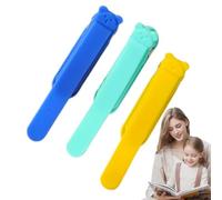 Silicona Automatic Bookmarks - 9 x 1,7 x 1,5 cm Automatic Smart Books Marks Clips | Books Marks For Readings | Silicone Page Marker For Womens, Mens, Kids, Book Lovers, Readers