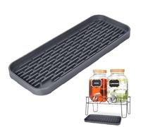 Silicona Bar Mat - Grid Drip Pad 30,5 x 12 x 1,5 cm, NonSlip Waterproof Layer | Spill Catching Protector, Reliable Liquid Control Solution For Coffee Water Drink Tea Beer Beverage Milk Kitchen Bar