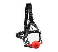 silicona boca gags Ball Gag Silicone Open Mouth Gag Juguetes sexuales para adultos Ball gags para la boca