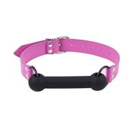 silicona boca gags Bdsm Bondage Silicone Bone Ball Gag Play Boca Stickball Restricción Gag Roleplay Sex Toy