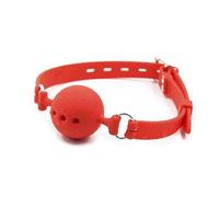 silicona boca gags Bola de mordaza de boca abierta de silicona suave Bdsm Bondage Ball Gag Juguetes sexuales Para Mujer Parejas Juegos sexuales para adultos