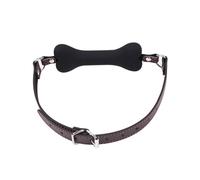 silicona boca gags bone Gag Adult Sex juegos juguetes arnés Silicone Bondage ball gags para boca pin negro