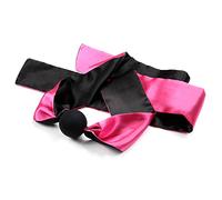 silicona boca gags Sex Mouth Ball Gag Toys Silicona BDSM Gag ball Soft Adult Sex Games Toys Sex Accessories Black With Hot Pink