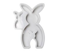 Silicona Bunny Mold, Standing Bunny Resin Mold, Bunny Mold For Easter, Gypsum Bunny Shape Mold, Easter Resin Bunny Mold, Silicona Mold For Bunny Shape, Bunny Candle Resin Mold