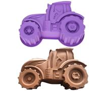 Silicona Cake Mold, Tractor Shape 3D Baking Tool, Reutilizable No Tick Mould Cake, Candy, Chocolate Crafts, Ideal para fiestas infantiles, Farm-Themed Events, Holiday Kitchen Fun