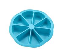 Silicona Cake Pan - Molde de 8 cavidades para hornear | Molde de silicona triangular para hornear pasteles, maíz, magdalenas, y pizza Slices, resistente al calor -40 ° F to 446 ° F Food Grade