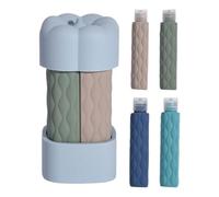 Silicona Cartridge Bottle Set - 2.52x5.39in Travel Bottle Cartridge | Portable Shampoo Empty Bottles | Silicona Travel Bottles Refillable Containers | 4-In-1 Spillproof Silicono Travelling Bôttles