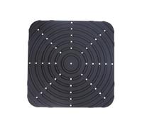 Silicona Chicken Nesting Box Pads, Laying Hen Nesting Box Liners, Non Slip Chicken Nest Pads, Poultry Nesting Box Pads 11.81x11.81x0.39 Inches for Chicken, Duck House (Black, Gray)