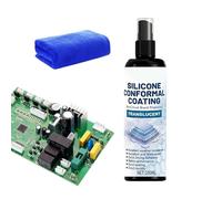 Silicona Conformal Coating Spray, Clear Flexible Protective Sealant, 100 ml impermeable silicona Electrical Protection Sealant for PCB Assembly and Contact Insulation for Electronics, Automotive Use