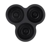 Silicona Donut Mold - 3-Cavity Non-Stick Tin | Food-Grade Silicone Donut Baking Mold, 3-Cavity Non-Stick Tray For Cake, Bagels, Cooking, Breakfast, Party, Kitchen, Birthday, Holiday, Beginner