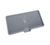 Silicona Drying Mat - Protector absorbente de almohadilla, espuma de silicona mate, antideslizante duradera | Kitchen Sink Bathroom Dorm RV Camping Coffee Drainer For Quick Efficient Dish Drying And