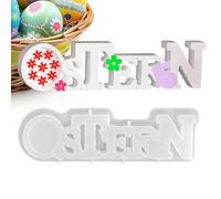 Silicona Easter Molds, Bunny Egg Baking Forms, 19 x 2,15 x 6,8 cm Reusable Mold with Easy Release, Candle Soap Clay Resin Mold, Spring Holiday Craft Tool for Home Arts