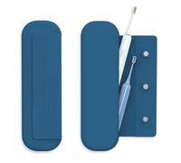 silicona estuche cepillo dientes de viaje estuche cepillo dientes, azul