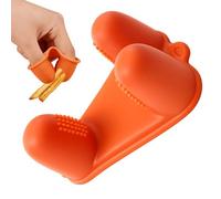 Silicona Finger Protectors, Heat Resistant Finger Covers, Anti Slip Silicone Sleeves, Kitchen Cooking Safety Cots, Reusable Fingers Guards for Cutting Handling, 3.94×2.36×1.57 inches, for Men Home