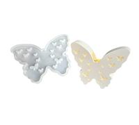 Silicona flexible para luz nocturna de mariposa 3D que añade encanto elegante a cualquier habitación, decoración de moda, iluminación romántica