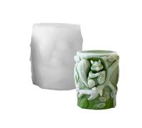 Silicona flexible y resistente para soportes de ardillas, adecuada para resina epoxi y proyectos creativos, suministros de silicona flexible