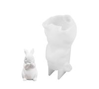 Silicona flexible y resistente para soportes de conejos, adecuada para resina epoxi y proyectos creativos, suministros de regalos de vacaciones