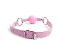 Silicona Gag Ball BDSM Bondage Restricciones Boca abierta Transpirable Sex Ball Arnés Correa Gags para mujeres Accesorios