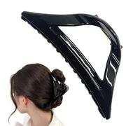 Silicona Hair Clips, Creative Styling Accessory Piece, Ergonomic Triangular Claw Design Tool, Daily Party School Sports Commuting Casual Fashion Look and Personal Care Routine