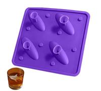 Silicona Ice Molds, Reutilizable Ice Molder, Easy Release Trays with Detail, Home Kitchen Party Accessory, Family Gathering Celebration, Restaurant Picnic Camping Novelty Drink Cooling Utility